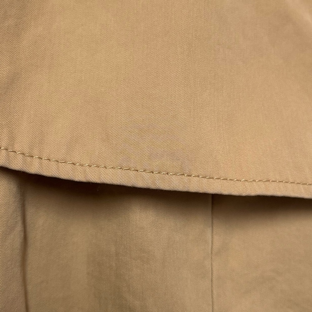 J. Crew Tan Trench Coat size 4 Petite - Picture 13 of 13